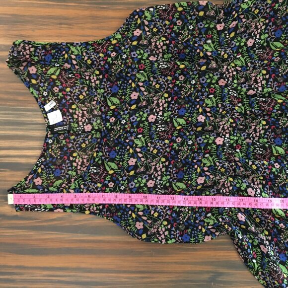 [Divided by H&M] Sheer Floral Scoop Neck Sundress | 12 | Good - Picture 2 of 11